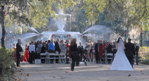 Destination Weddings, like this wedding in Forsyth Park in Savannah, include helping guests with lodging suggestions / Wedding in the Park, Savannah, Georgia (c) 2008 Ted Grellner
